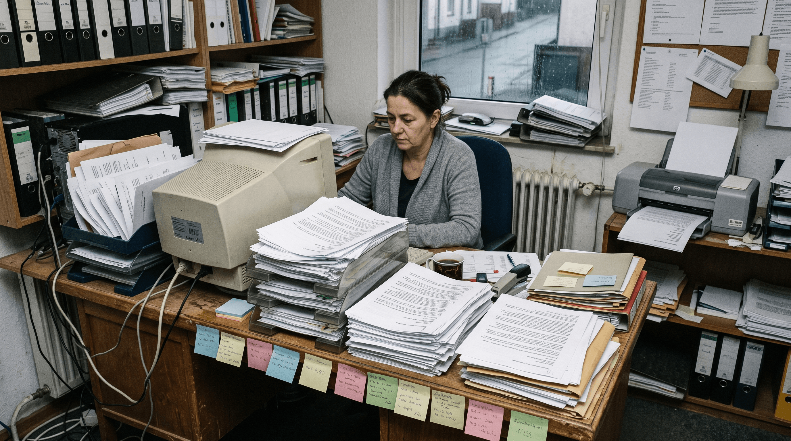 Das Büro, in dem alles per Mail kommt